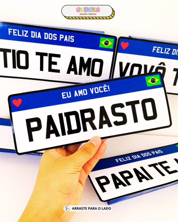 CAIXA PLACA EDIÇÃO DIA DOS PAIS - Imagem 2