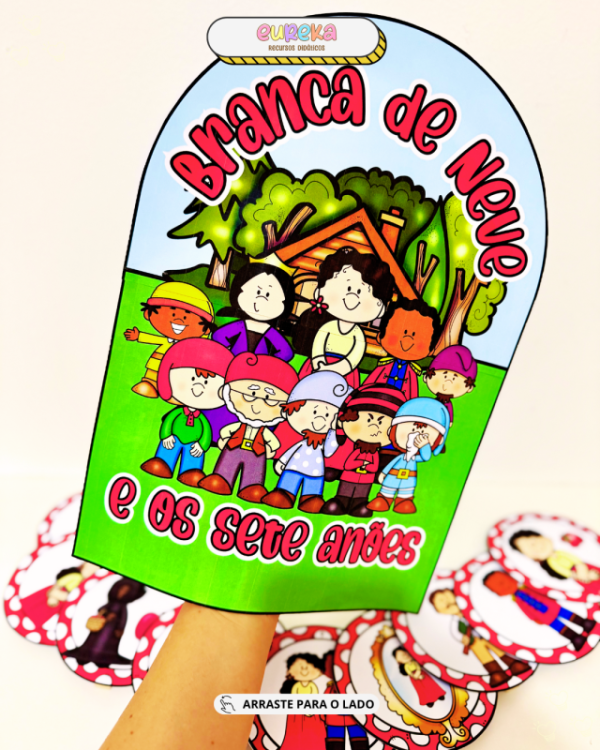 LUVA HISTÓRIA BRANCA DE NEVE - Imagem 3