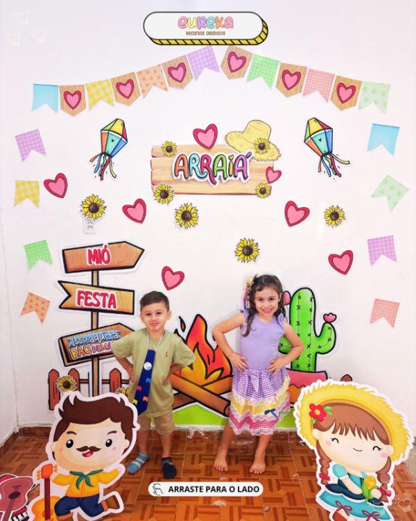 PAINEL DECORAÇÃO ARRAIÁ OU FESTA JUNINA/JULINA - Imagem 3