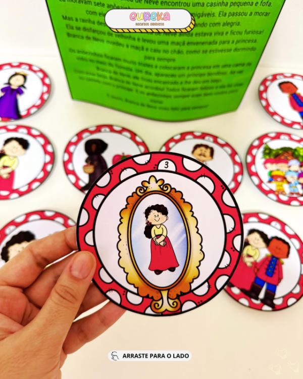 LUVA HISTÓRIA BRANCA DE NEVE - Imagem 4