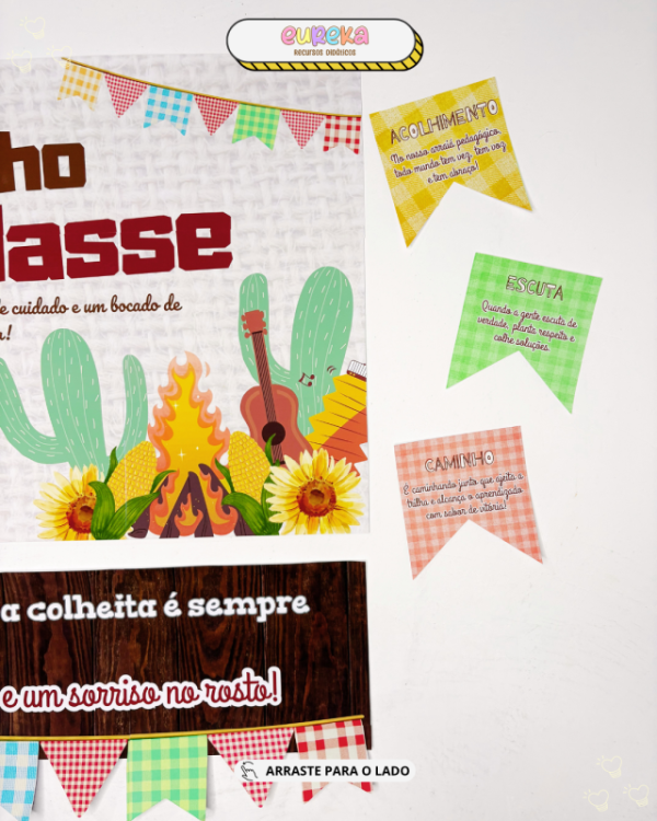 KIT PAINEL CONSELHO DE CLASSE TEMA JUNINA - Imagem 4