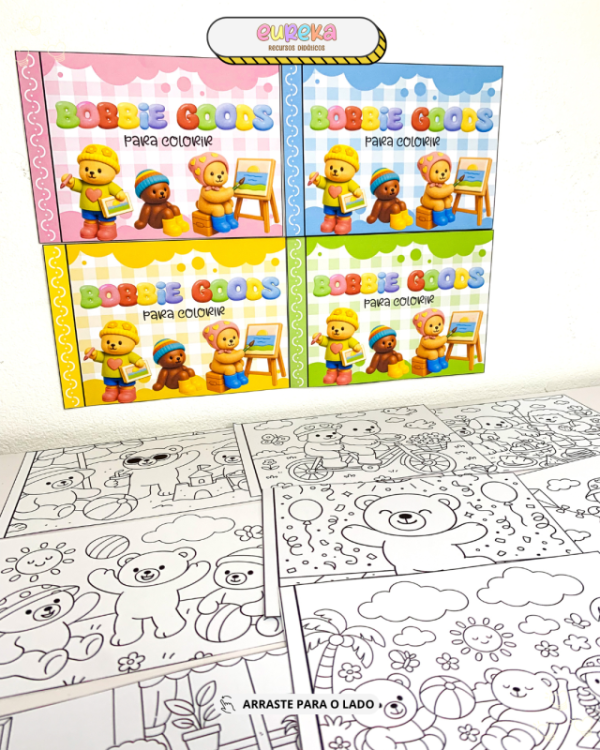 LIVRO DE COLORIR DE FÉRIAS -  BOBBIE GOODS - Imagem 5