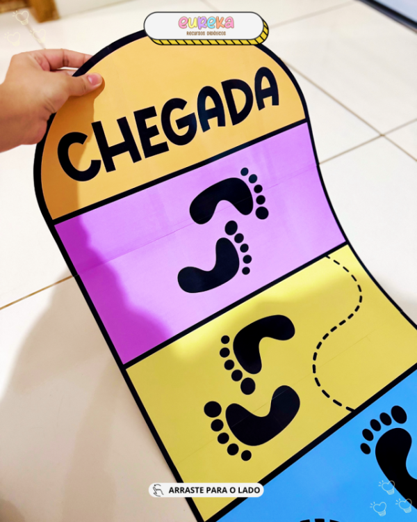 TAPETE JOGO DAS PEGADAS - Imagem 5
