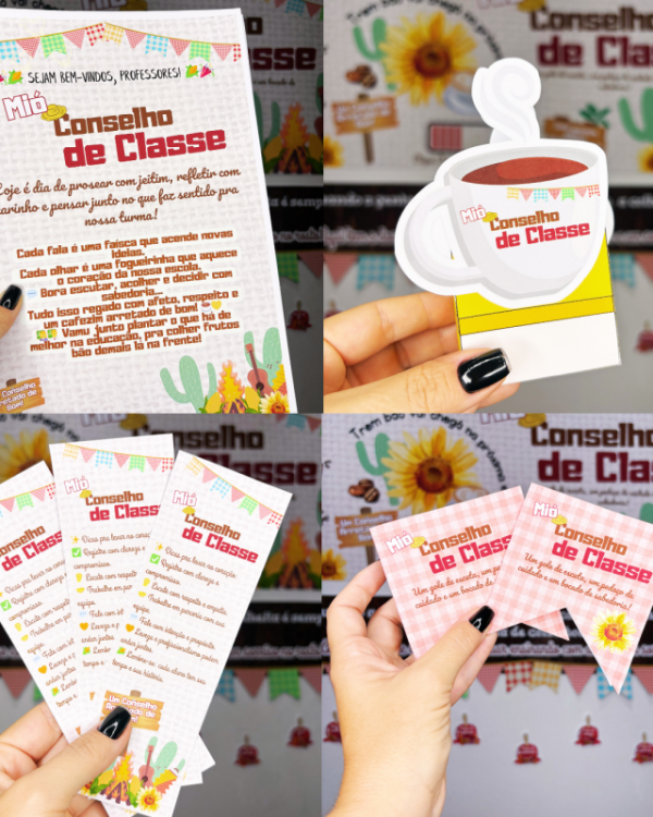 KIT PAINEL CONSELHO DE CLASSE TEMA JUNINA - Imagem 5