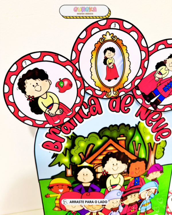 LUVA HISTÓRIA BRANCA DE NEVE - Imagem 6