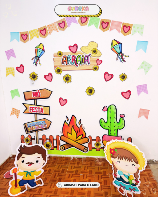 PAINEL DECORAÇÃO ARRAIÁ OU FESTA JUNINA/JULINA - Imagem 6