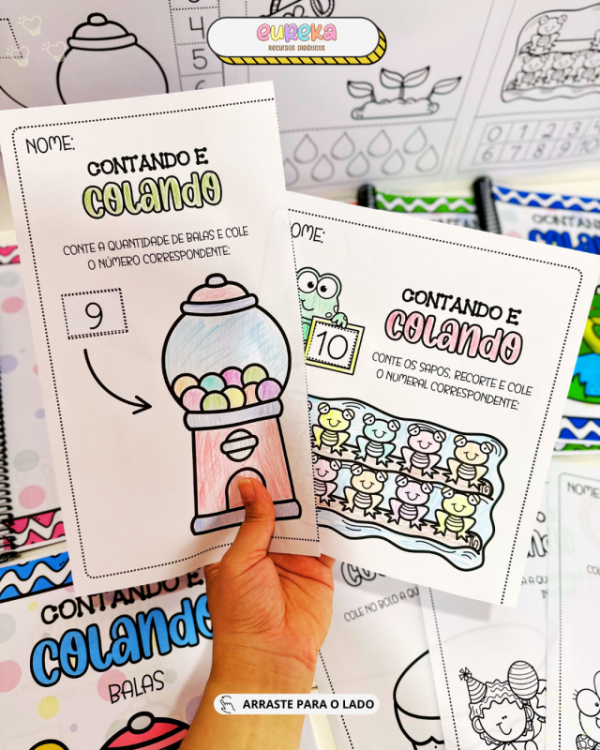 COMBO APOSTILAS CONTANDO E COLANDO - Imagem 6