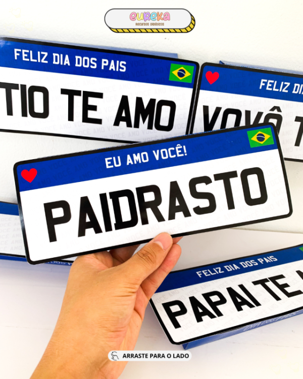 CAIXA PLACA EDIÇÃO DIA DOS PAIS - Imagem 6