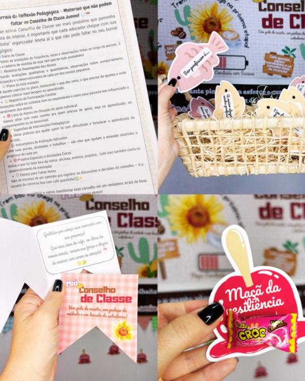 KIT PAINEL CONSELHO DE CLASSE TEMA JUNINA - Imagem 6