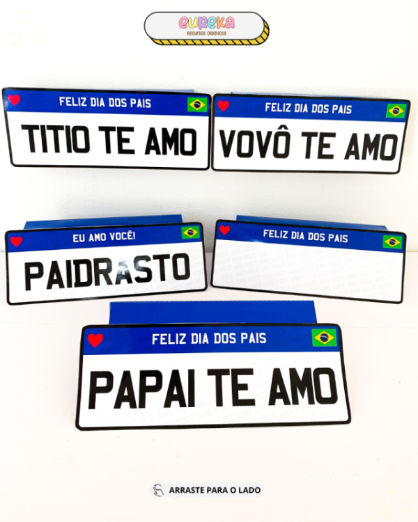 CAIXA PLACA EDIÇÃO DIA DOS PAIS - Imagem 7