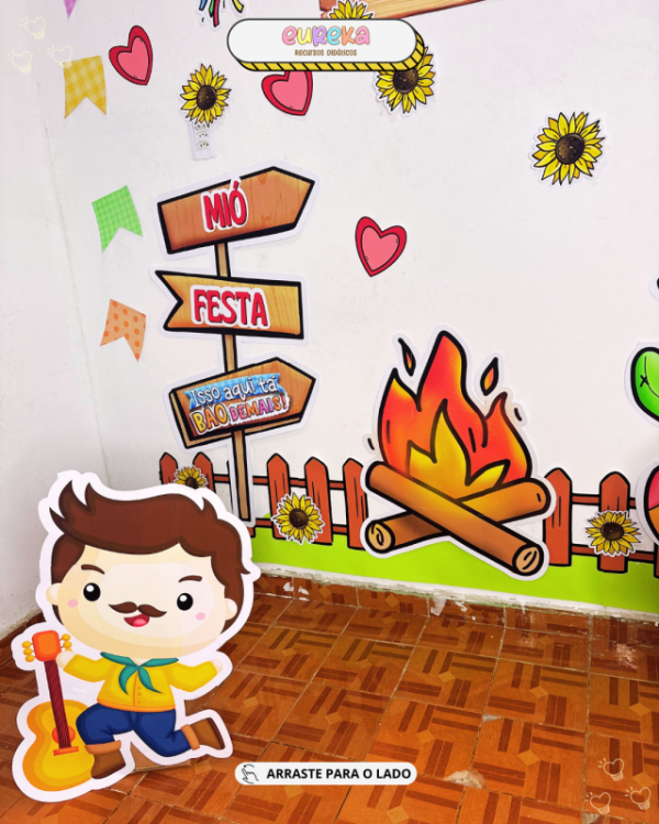 PAINEL DECORAÇÃO ARRAIÁ OU FESTA JUNINA/JULINA - Imagem 8