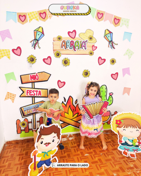PAINEL DECORAÇÃO ARRAIÁ OU FESTA JUNINA/JULINA - Imagem 9