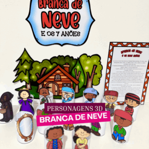 PERSONAGENS 3D BRANCA DE NEVE