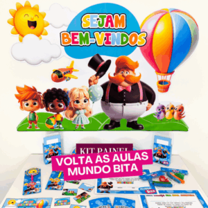 KIT PAINEL VOLTA àS AULAS MUNDO BITA