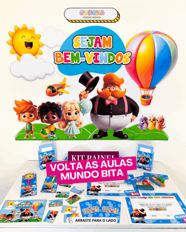 KIT PAINEL VOLTA àS AULAS MUNDO BITA