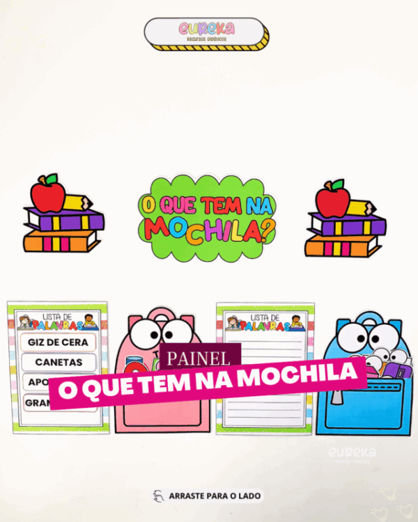 PAINEL O QUE TEM NA MOCHILA?