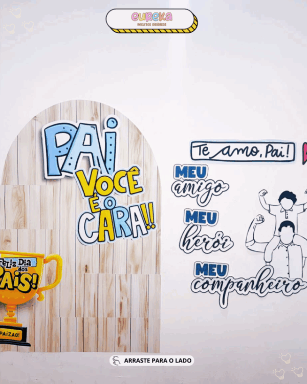 PAINEL DECORATIVO MEU PAI É O CARA - Imagem 2