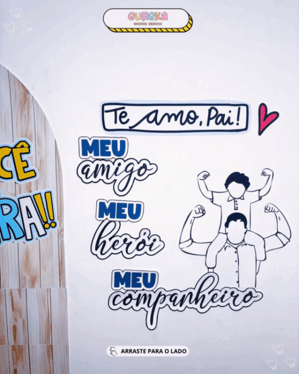 PAINEL DECORATIVO MEU PAI É O CARA - Imagem 3