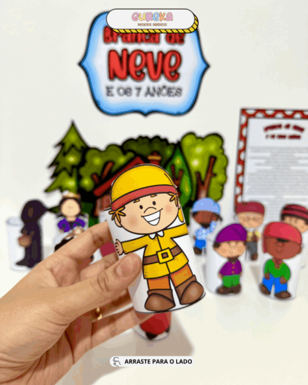 PERSONAGENS 3D BRANCA DE NEVE - Imagem 3