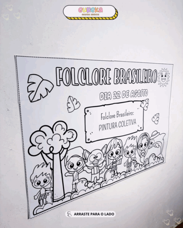 Painel Pintura Coletiva Folclore - Imagem 4