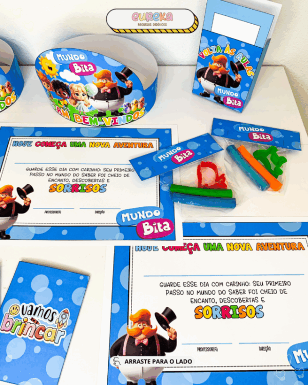 KIT PAINEL VOLTA àS AULAS MUNDO BITA - Imagem 4
