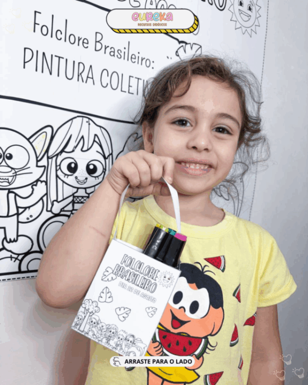 Painel Pintura Coletiva Folclore - Imagem 5