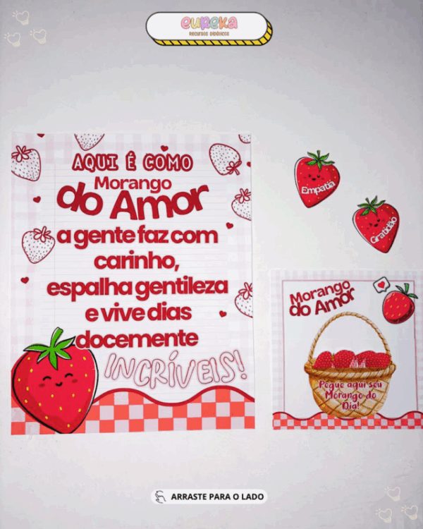 PAINEL ACOLHIMENTO MORANGO DO AMOR - Imagem 9