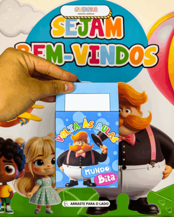 KIT PAINEL VOLTA àS AULAS MUNDO BITA - Imagem 5