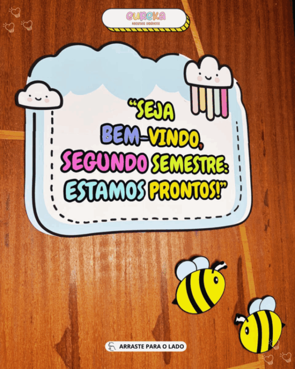 PAINEL PORTA VOLTA ÀS AULAS BOBBIE GOODS - Imagem 7