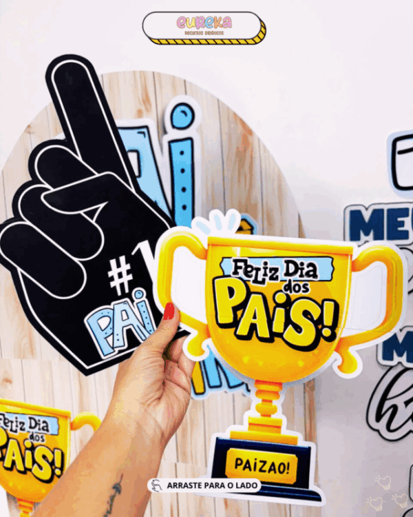 PAINEL DECORATIVO MEU PAI É O CARA - Imagem 8