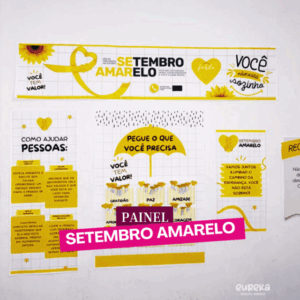 KIT PAINEL SETEMBRO AMARELO - PEGUE O QUE VOCÊ PRECISA