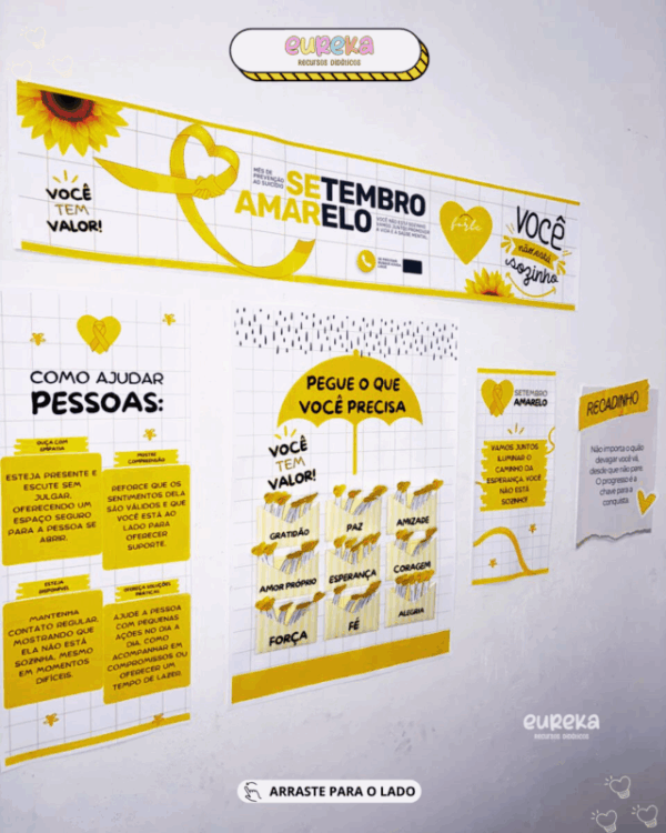 KIT PAINEL SETEMBRO AMARELO - PEGUE O QUE VOCÊ PRECISA - Imagem 3