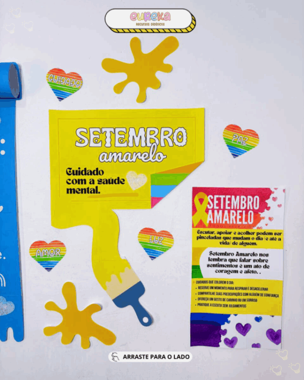 Painel Setembro Amarelo “Pinte a Vida: Deixe-a mais Colorida” - Imagem 6
