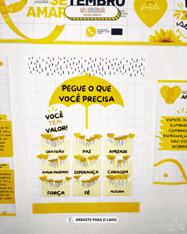 KIT PAINEL SETEMBRO AMARELO - PEGUE O QUE VOCÊ PRECISA - Imagem 4