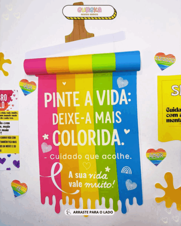 Painel Setembro Amarelo “Pinte a Vida: Deixe-a mais Colorida” - Imagem 5