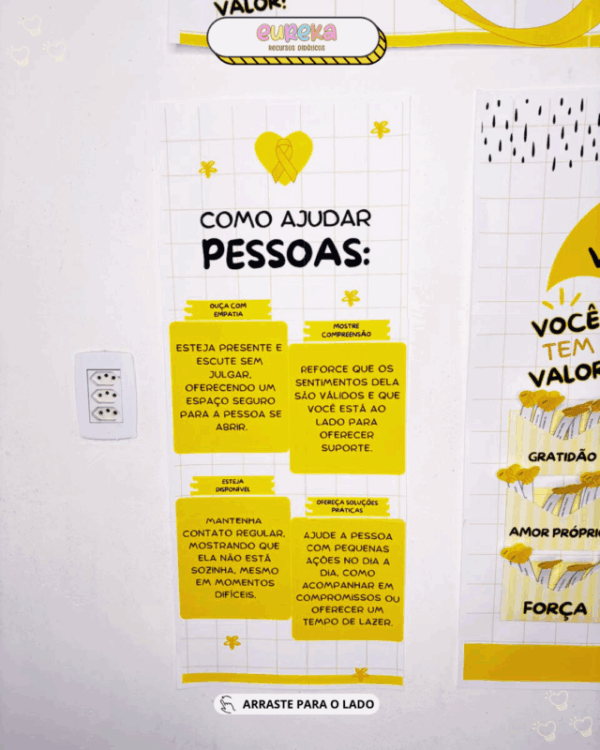 KIT PAINEL SETEMBRO AMARELO - PEGUE O QUE VOCÊ PRECISA - Imagem 5