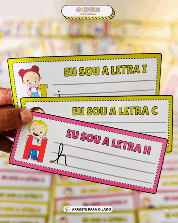 FICHAS DE TRAÇADO DO ALFABETO - Imagem 5