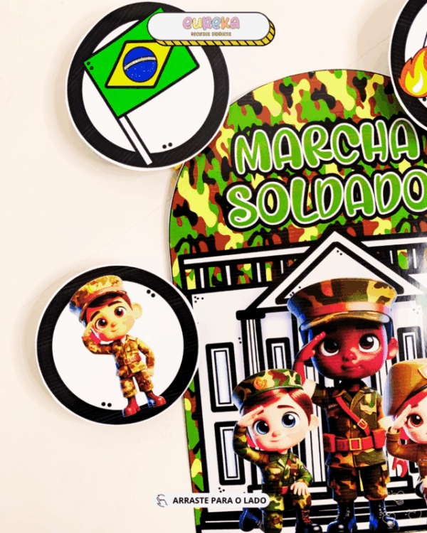 Marcha Soldado – Luva Musical + Cards Ilustrados - Imagem 9