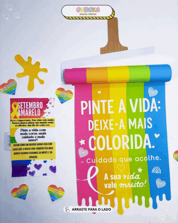 Painel Setembro Amarelo “Pinte a Vida: Deixe-a mais Colorida” - Imagem 3