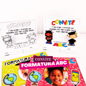 Convites 3D para Formatura do ABC – transforme o grande dia em uma lembrança inesquecível!