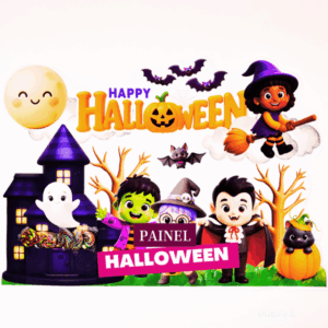 Painel Interativo de Halloween – Pura doçura e diversão na sua sala!