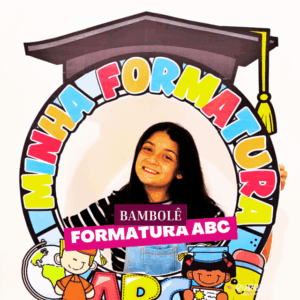 Moldura para Bambolê Formatura do ABC