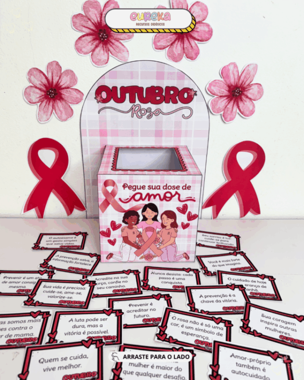 CAIXA MOTIVACIONAL OUTUBRO ROSA - Imagem 3