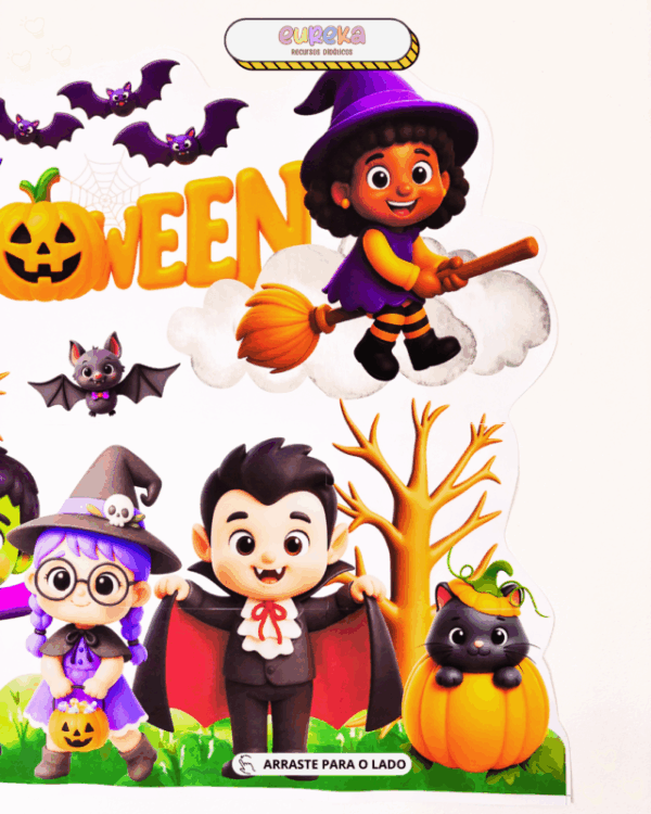 Painel Interativo de Halloween – Pura doçura e diversão na sua sala! - Imagem 4
