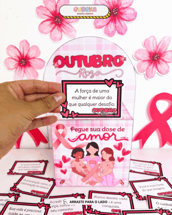 CAIXA MOTIVACIONAL OUTUBRO ROSA - Imagem 4