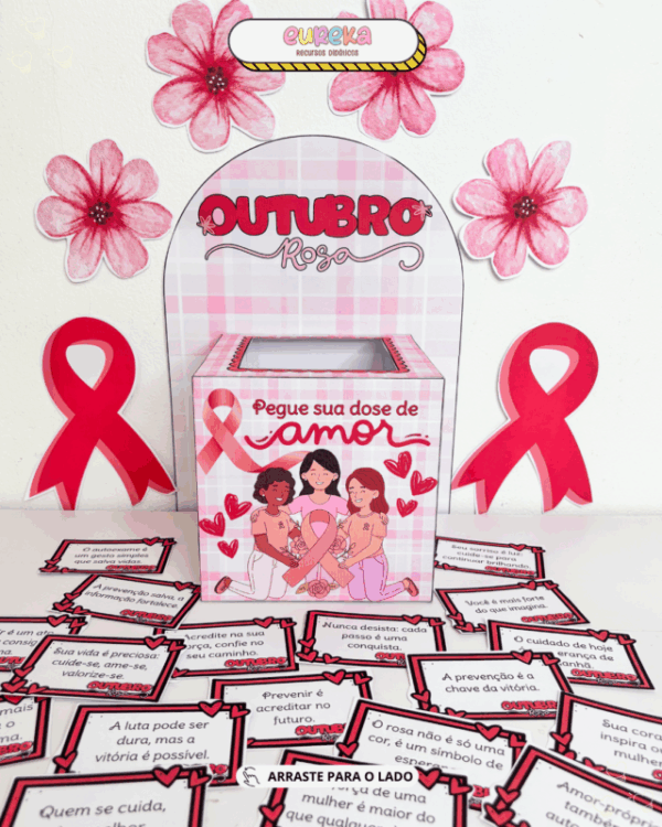CAIXA MOTIVACIONAL OUTUBRO ROSA - Imagem 5