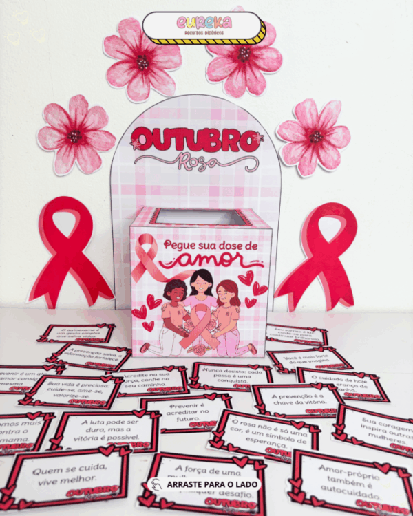 CAIXA MOTIVACIONAL OUTUBRO ROSA - Imagem 6