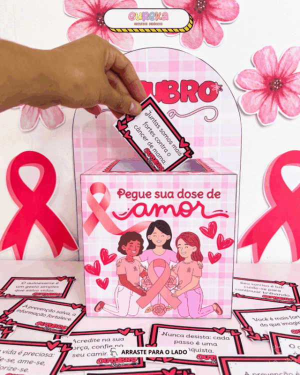 CAIXA MOTIVACIONAL OUTUBRO ROSA - Imagem 7