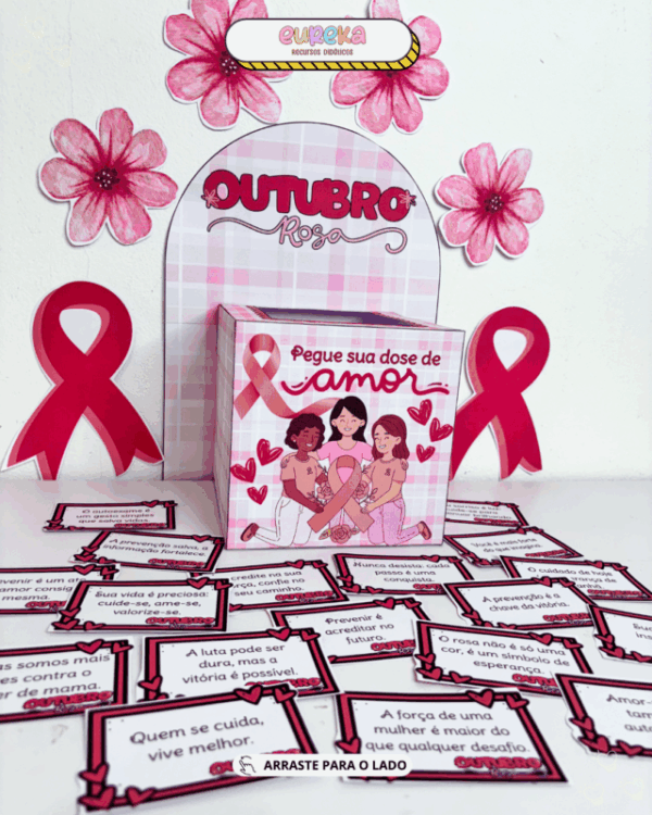CAIXA MOTIVACIONAL OUTUBRO ROSA - Imagem 8