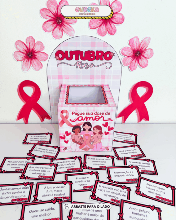 CAIXA MOTIVACIONAL OUTUBRO ROSA - Imagem 9